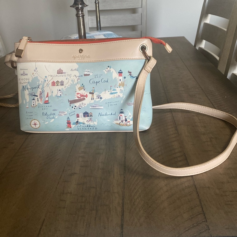 Spartina Northeastern Harbors Crossbody Bag